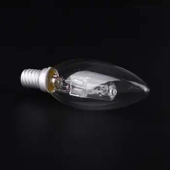 

E14 Halogen Lamp Bulb Candle Shape Lighting Fixture Household Supplies