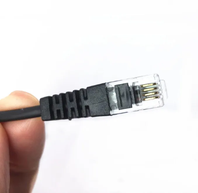 4PIN телефон-трубка для оператора, предназначенная для фиксированной линии телефона гарнитура для обслуживания клиентов