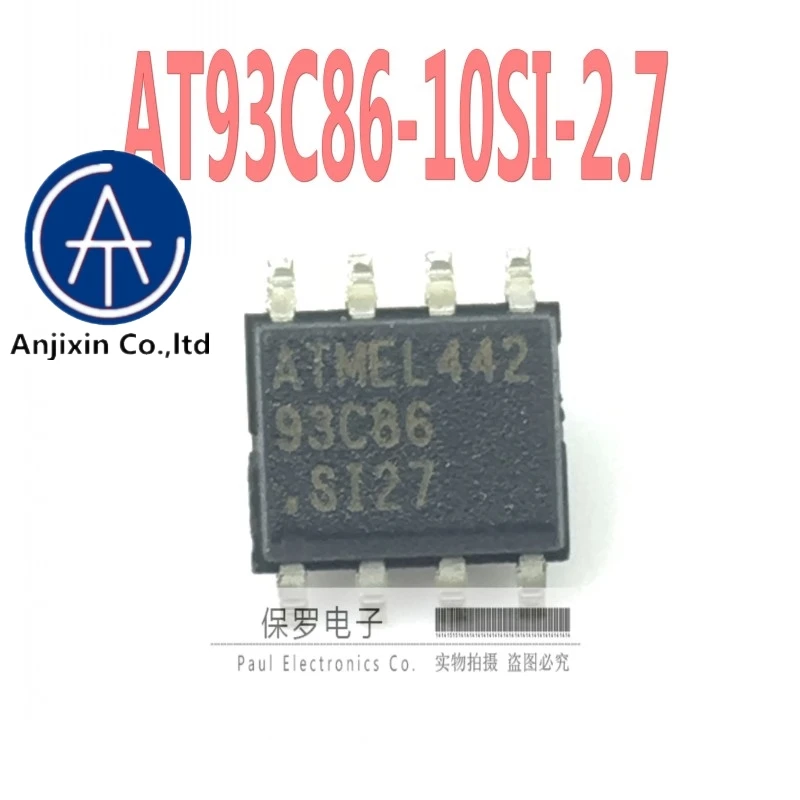 

10pcs 100% orginal and new memory AT93C86-10SI-2.7 AT93C86 93C86 SOP-8 in stock