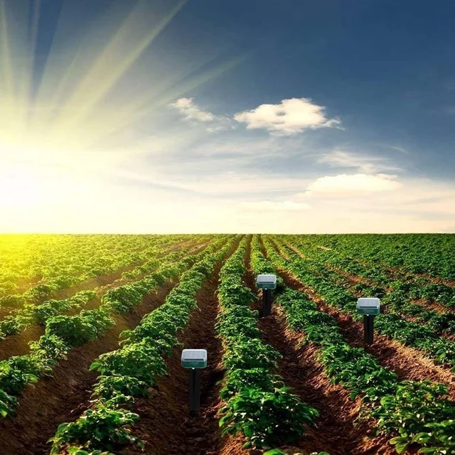 10 Pack Outdoor Solar Ultrahangos Rezgés Kártevőirtó Kígyócseppellő A Gyepkert Udvarához Farm Cnim Hot - Image 6