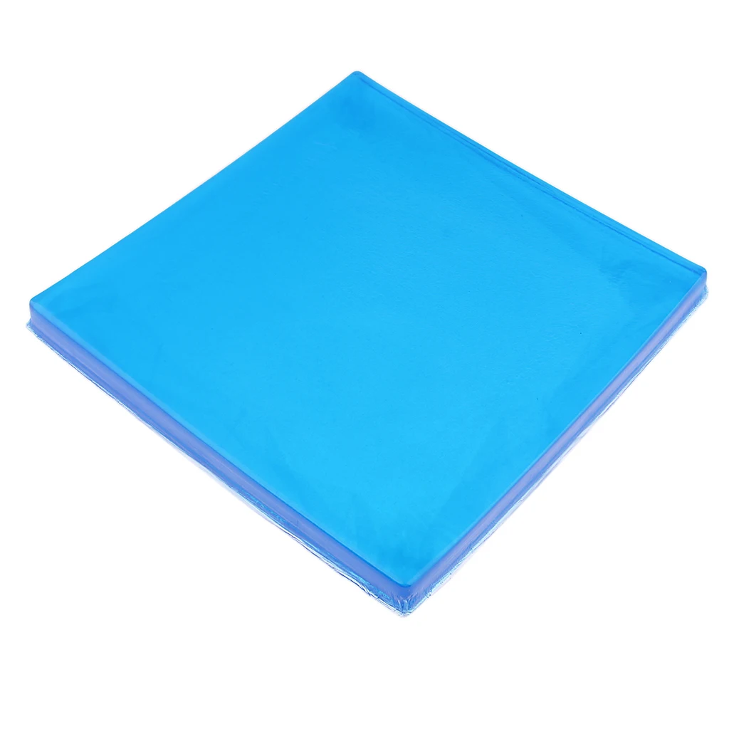 25x25x2cm 9.84x9.84x0.78 inch Cooling Gel Pad Seat Cushion for  Motorcycle (Blue)