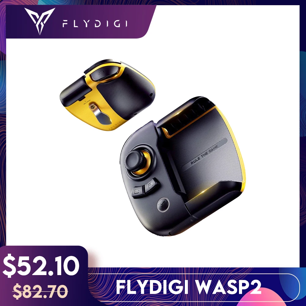 Flydigi Wasp 2 Bluetooth Gamepad For iPAD Tablet One Hand Controller Joystick PUBG Mobile Game