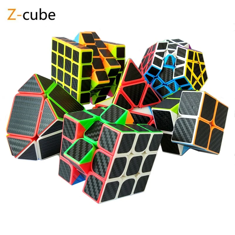 Z cube, 9 видов кубиков, наклейка из углеродного волокна, скоростной Магический кубик s, головоломка, игрушка для детей, подарок, игрушка для подростков, Инструкция для взрослых