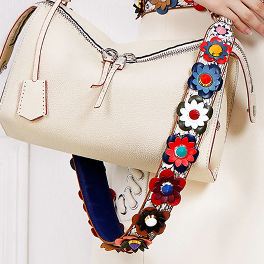 floral strap bag
