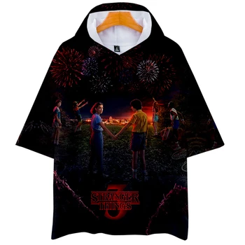 

2019 new stranger Things boys/girls hoodie tshirt Design Short Sleeve 3d Tee Shirt Hip Hop Streetwear High Qualty novelty 3D top
