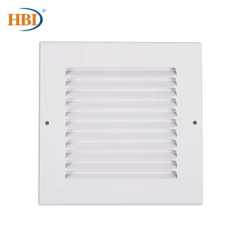 

HBI W6" x H6" Steel White Finished Return Air Grilles Ceiling Air Vent Ceiling Duct Cover Air Register Ventilation Grilles