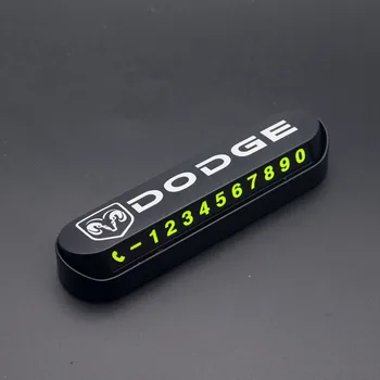 

Car Styling Temporary Parking Card Phone Number Card Plate Park Stop For Dodge Challenger Avenger SXT Caliber Nitro RAM 1500