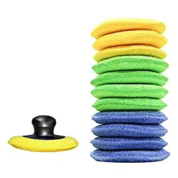 

13PCS Supplies Polishing Sponge Automotive 5inch Buffing Pad Beauty Waxing Tool Auto Parts