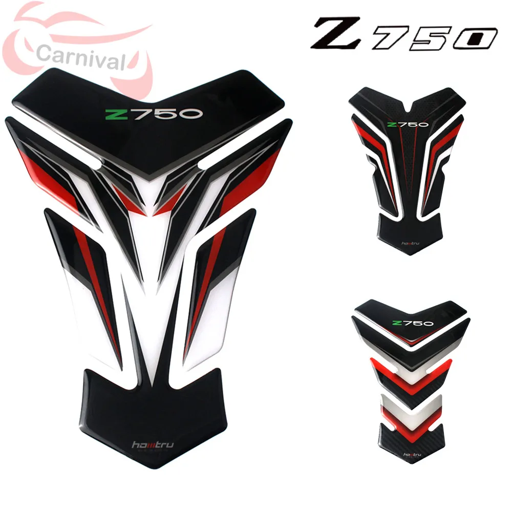 

Для Kawasaki Z750 Z750R Z750S Tankpad 3D Защитная Наклейка на бак для мотоцикла