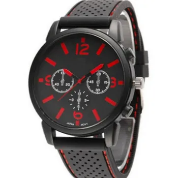 

Fashion Cool Sport Watch Men Quartz Watch Luxury Silicone Rubber Strap Student Wristswatch Student Watch Relogio C041