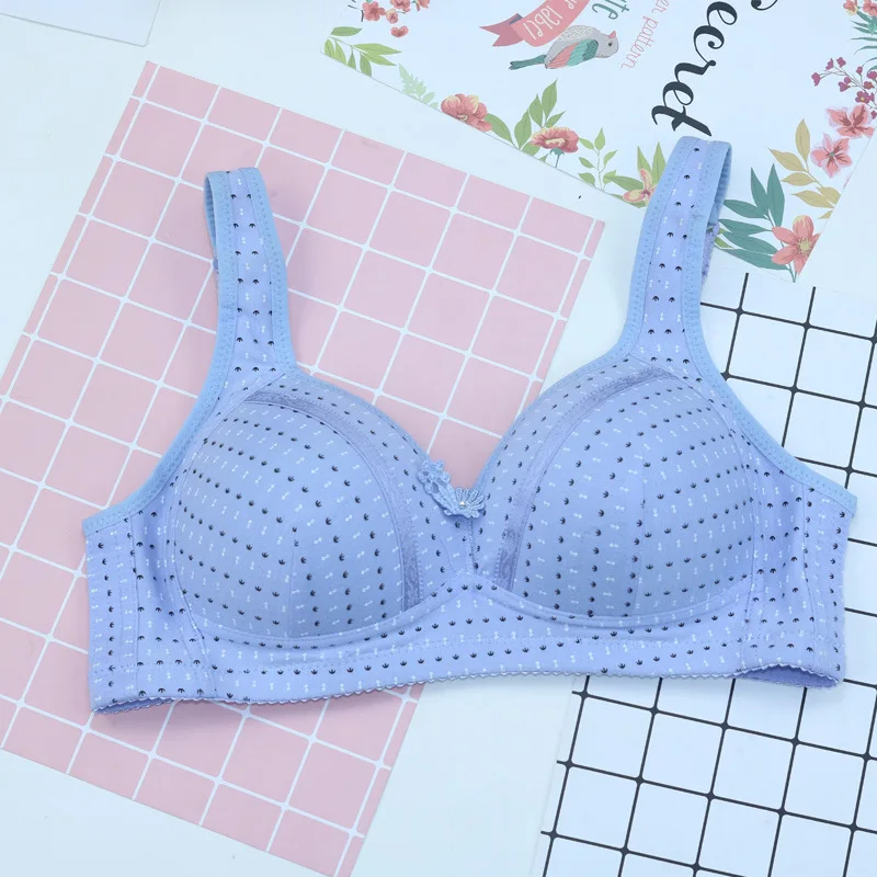 Seamless Plus Sexy Lace Bras For Women Wireless Push Up Bra Comfort C D E Cup Bras Underwear Backless Bralette Sexy Lingerie - Цвет: Синий