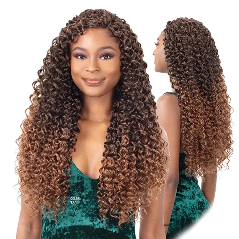 River Curls Wavy Crochet (No-Knots, Natural Part) using Trendy Tresses Crochet  Hair 