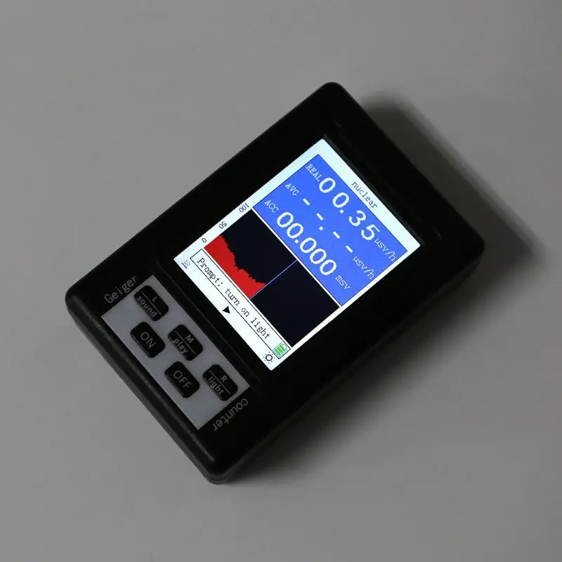 

Upgrade Geiger Counter Nuclear Radiation Detector Personal Dosimeter Marble Tester X-ray Beta Gamma Ray Display Screen