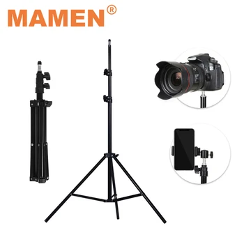 

MAMEN 38~200CM Professional Photography Tripod Ring Light Stand 1/4'' Screw For DSLR Camera Phone Holder Softbox Studio Umbrella
