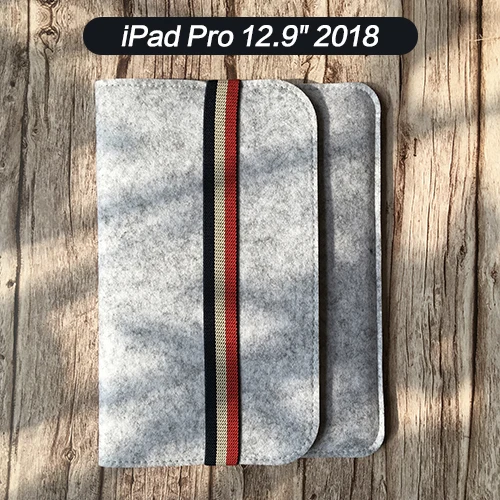 Для iPad Pro 12," чехол, высокое качество, противоударный, шерсть, войлок, чехол для планшета, сумка для компьютера, чехол для ноутбука, противоударный, опт - Цвет: Grey