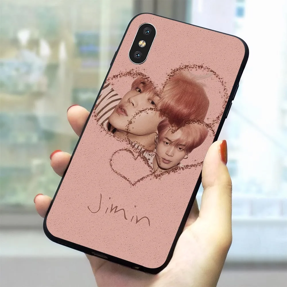 Парк Цзиминь Kpop телефон чехол для iPhone SE чехол X XR для детей 5, 7, 8 Plus, 6, 6 S, 5S Xs Max 11 Pro Чехол из мягкого ТПУ - Color: K3015309