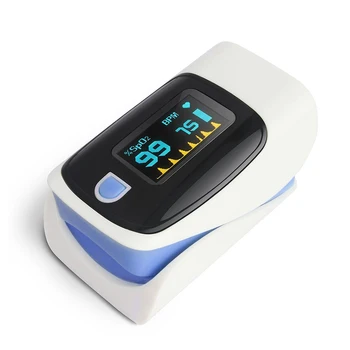 

Finger Pulse Oximeter OLED Pulse Oximeter Blood Oxygen Saturation Monitor Fitness Tracker Health with Digital Display