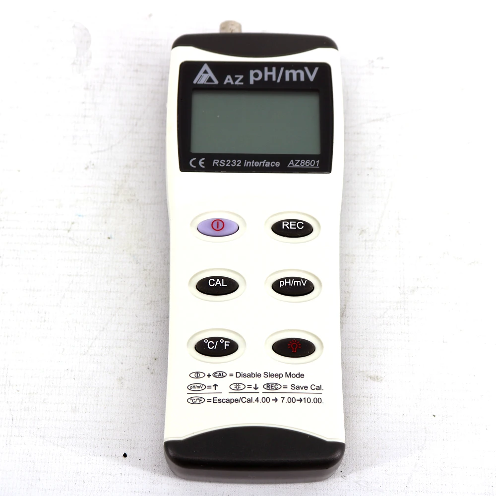 

AZ 8601 pH Meter Max/Min Review of Memorized Data Use For Measure the pH and Oxidation Reduction,Dual Display pH/mV&Temperature.