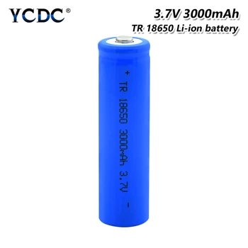 

high-current 18650 battery 3000mah 3.7v rechargeable batteries cell for dvd headlamp Laser Pen Flash light Cell Battery holder