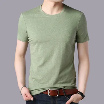 

Short-sleeved t-shirt men's casual simple bottoming shirt half-sleeved clothes 8923