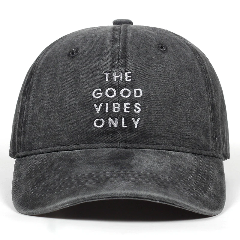 

unisex fashion dad hat the good vibes only emberoidery baseball cap 5 colors available good quality snapback hats brand hat caps