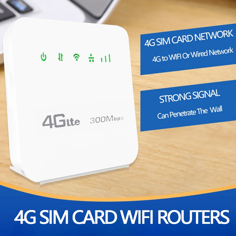 Unlocked Wifi Routers 4g Lte Cpe Mobile Router With Lan Port Support Sim Card Portable Wireless