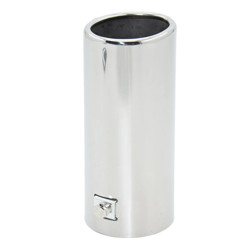 MagiDeal 64mm Stainless Steel Car SUV Exhaust Pipe Tail Muffler Tip 152mm