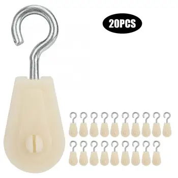 

20Pcs Greenhouse Pulley Wheel Replacement Accessories for Agriculture Livestock Farm Greenhouse Pulley Greenhouse Accessories