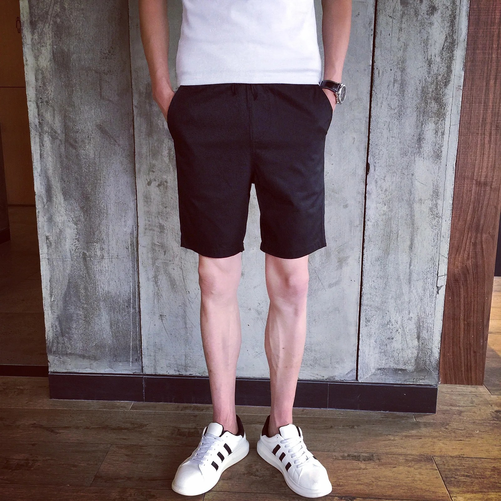 MRMT Brand Men's Shorts Candy Color Casual Short Pants for Male Suit Pure Color Shorts Horse Pants