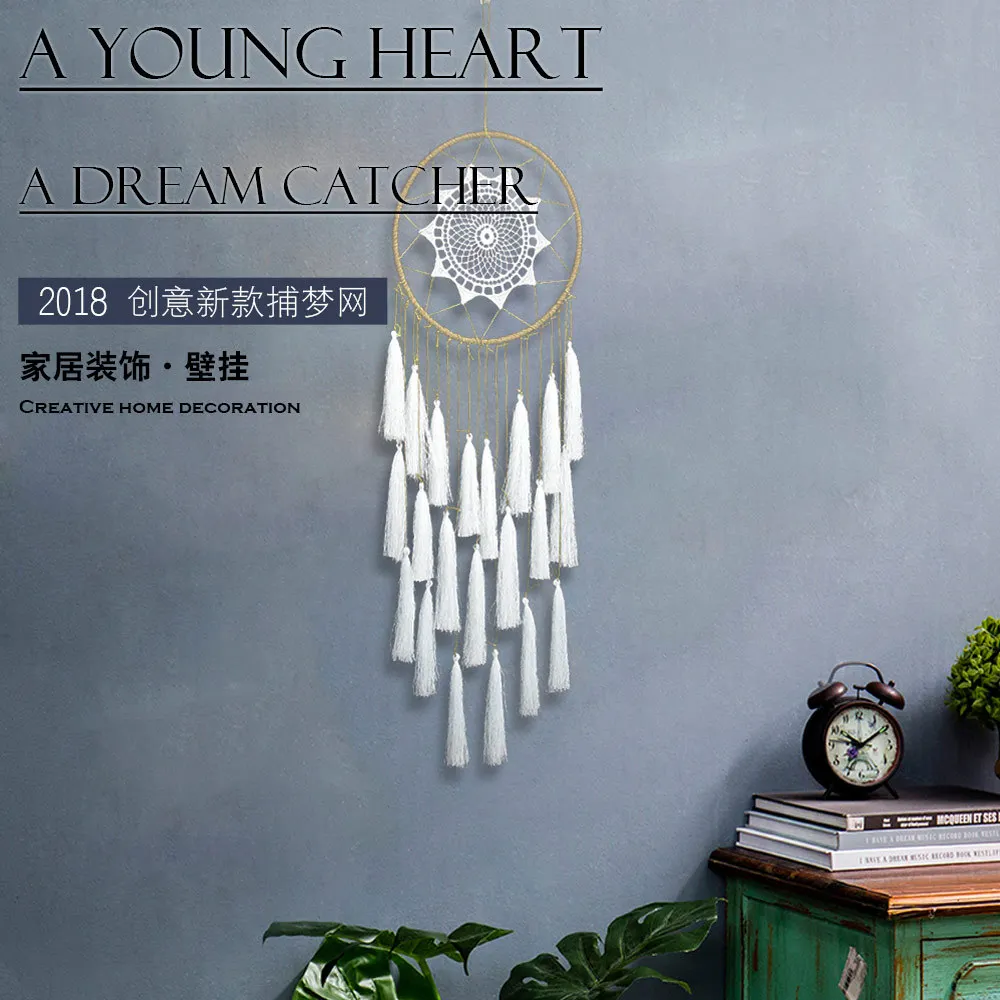 MS7028 New Style Three Layer Tassels Dream Catcher Pendant Rope Retro Home Decoration Dreamcatcher Door Decoration Pendant