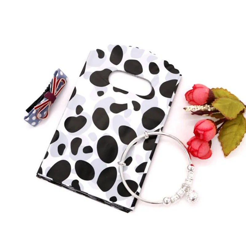 Wholesale 50pcs/pack 9*15cm Mini Plastic Gift Bag Pouches Cute Style Small  Jewelry Packaging