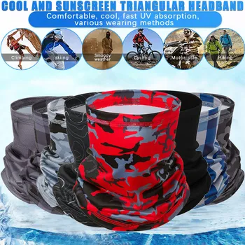 

Solid Bandana Buffs Neck Gaiter Headband Cycling Fishing Balaclava Masker Scarf Multifunctional Outdoor Headwear Gaiter Scarf