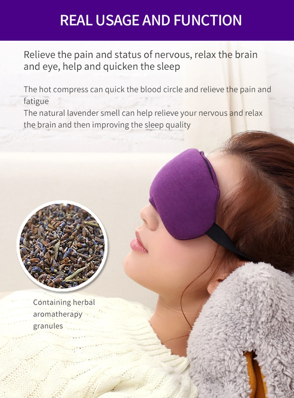 Maschera per gli occhi riscaldata tramite USB, maschera per gli occhi a infrarossi lontani per occhi secchi, impacco caldo per occhi gonfi, orzaioli, trattamento della blefarite, massaggiatore per gli occhi_voghion.com