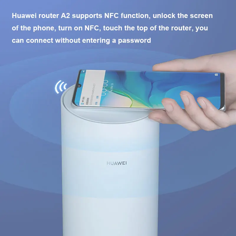 Huawei Router A2 Quad Core Tri-Band 2200M High-Speed WIFI Router Mobile Game Acceleration Wider Coverage NFC Access Gigabit