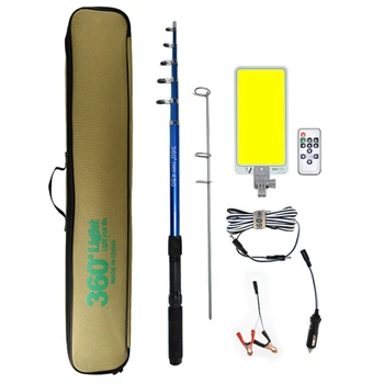 

Camping Light Equipment Camping Light Camp Light 12V Multi-Function LED Outdoor Lighting Retractable Fishing Rod Light