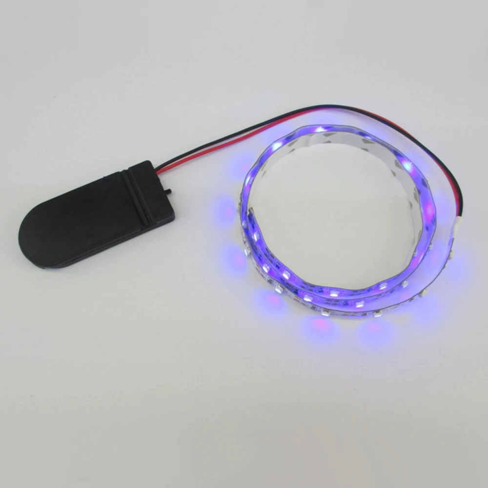Battery Powered LED Strip 12V 5050 SMD 0.5m White Waterproof Flexible LED Strip 