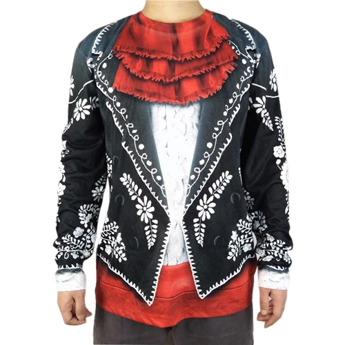 Version 1 Забавный Matador Bullfighter костюм на Хэллоуин для взрослых мужчин классный Мужской Хэллоуин испанский костюм матадора футболка с длинным рукавом - Цвет: Version 1