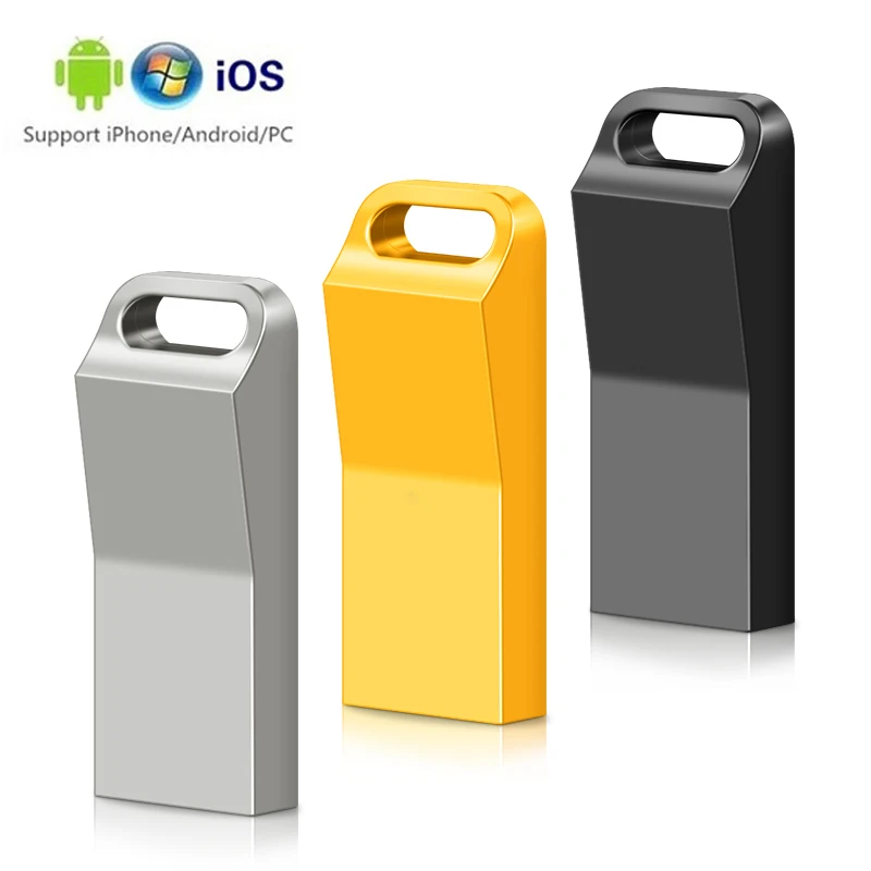 Металлический водонепроницаемый USB 3,0 память мини USB флэш-накопитель 128 ГБ U диск ключ Флешка 64 ГБ 32 ГБ 16 ГБ 8 ГБ флеш-накопитель Настройка логотипа