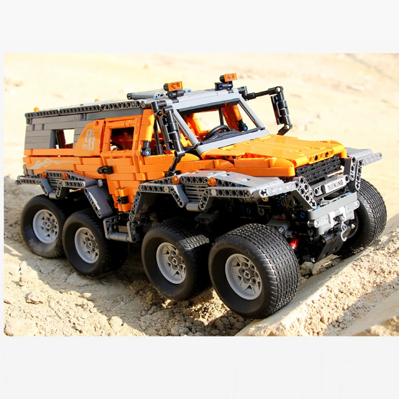 Siberia Technic Mold King 13088 внедорожный автомобиль RC Avtoros 8x8 шаман модель автомобиля
