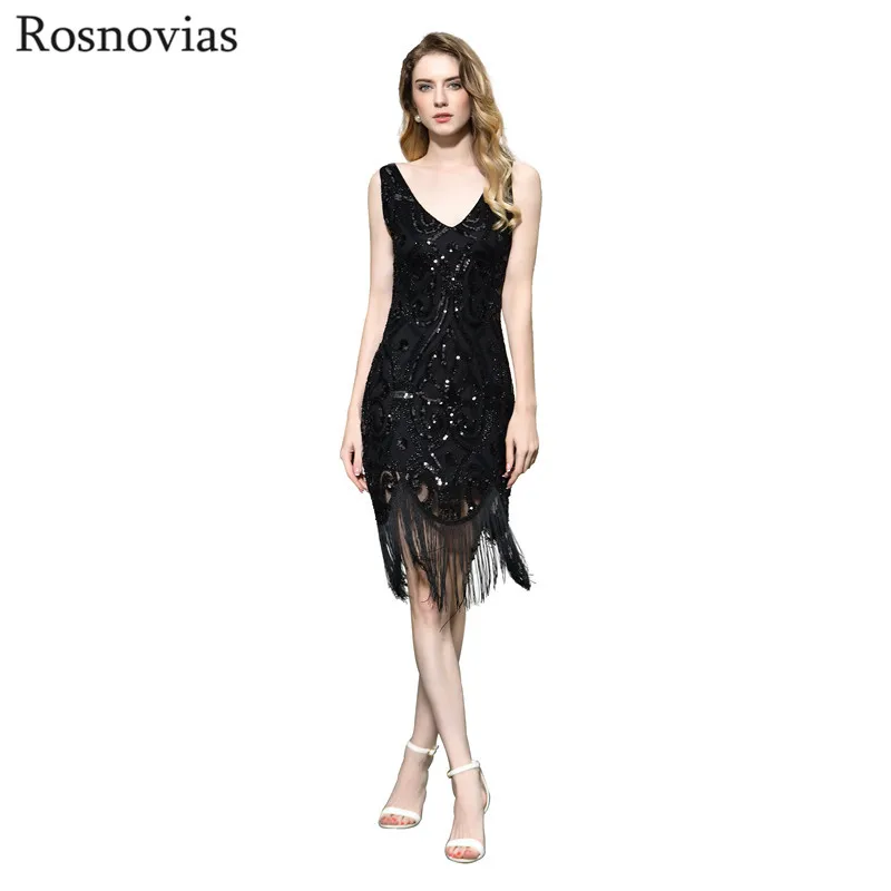 

Black Shiny Short Prom Dresses 2020 V Neck Backless Sequins Knee Length Evening Party Dresses Formal Gowns Vestido De Fiesta