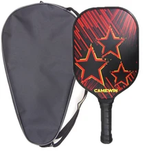 CAMEWIN Pickleball Paddle Теннисная ракетка из стекловолокна Beat Racquet Honeycomb Beat с ракеткой сумка для переноски одной группы спорта на открытом воздухе