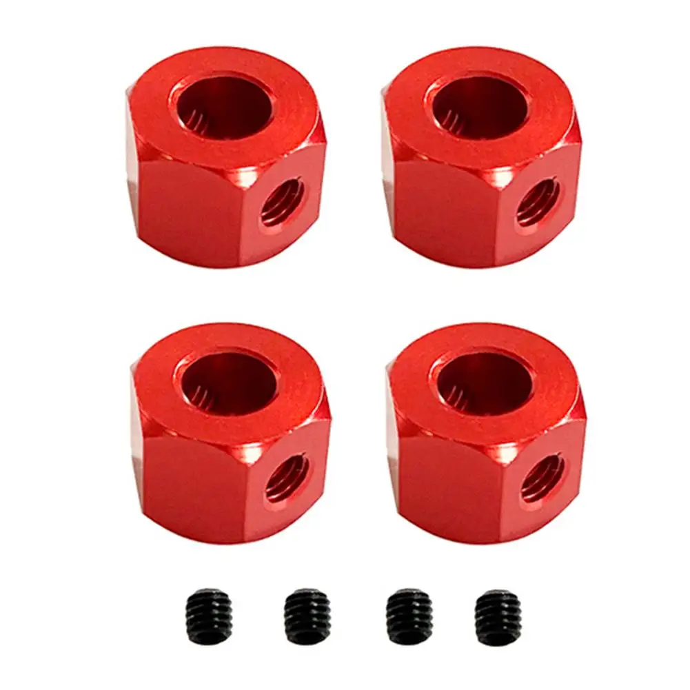 Details about   4PCS 5mm to 12mm Metal Combiner Wheel Hub Hex for WPL D12 RC Car Parts Kit 