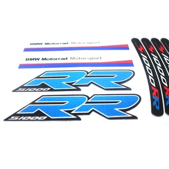 

New Motorcycle Stickers Body Reflective Waterproof Body fuel tank tail box logo decals Kit set For BMW S1000RR s1000 rr