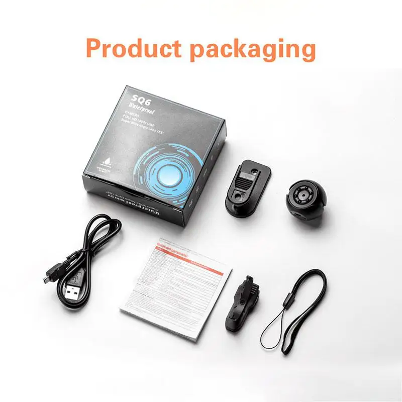 SQ6 Mini Camera 1080P Sport DV Mini Infrared Night Vision Monitor Concealed small DV Video Recorder Support Hidden TF Card|Mini Camcorders| - AliExpress