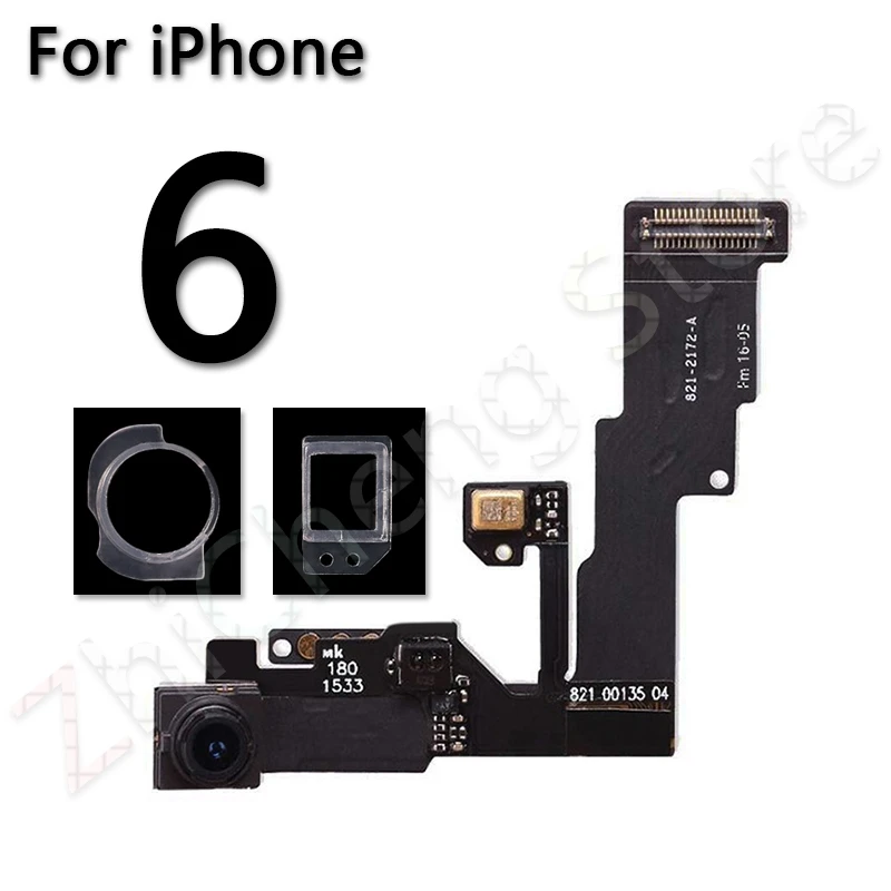 Фронтальная камера для iPhone 5 5S SE 5C 6s 6 7 8 Plus фронтальная камера датчик приближения гибкий кабель с микрофоном - Цвет: For iPhone 6