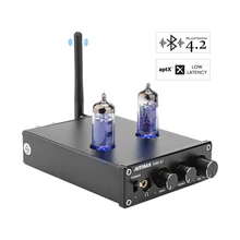 AIYIMA 50W * 2 TPA3116D2 Bluetooth 4,2 de 6J4 tubo HiFi Digital de amplificadores de potencia estéreo amplificador de sonido con agudos bajo tono