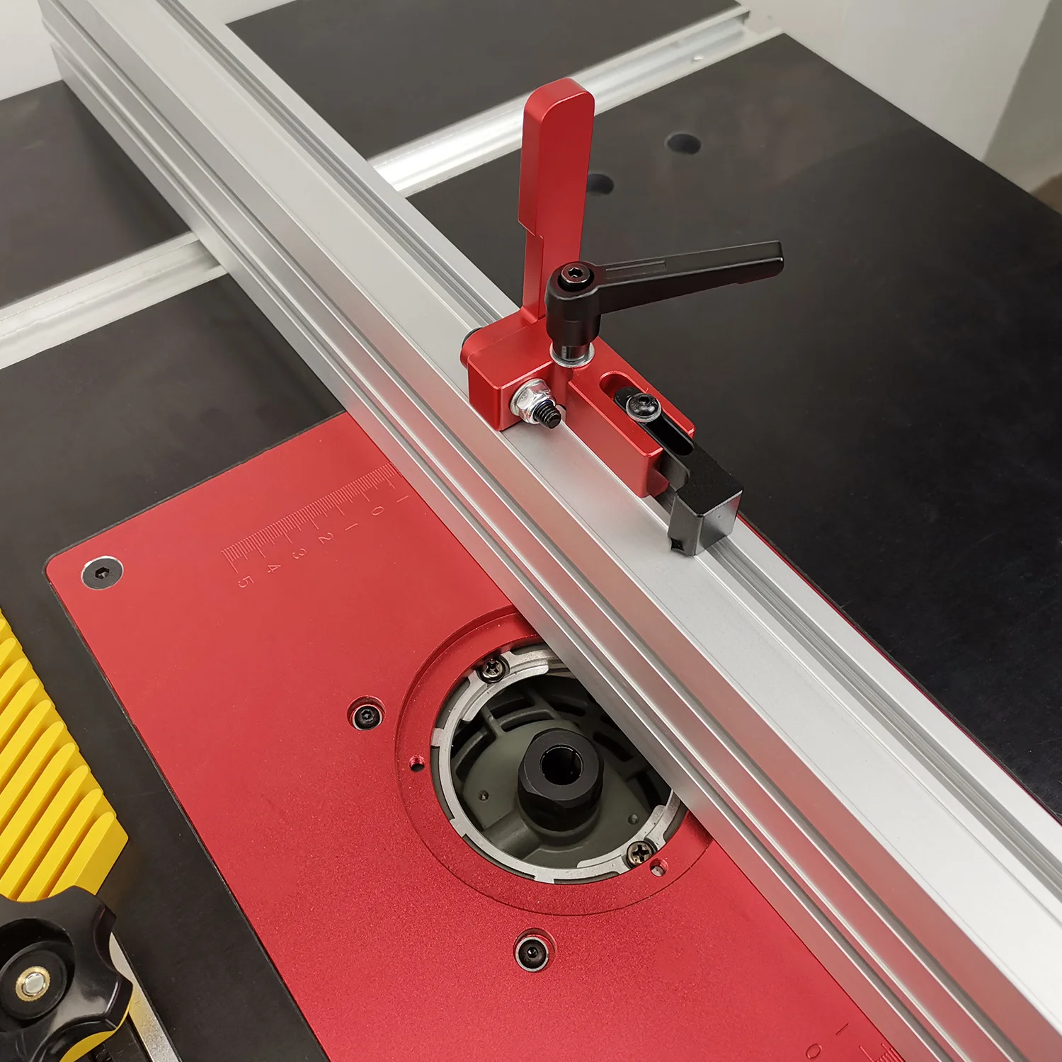 

Hot Aluminium Wood Router Table Insert Plate Woodworking Benches Router Trimmer Models Machine Flip Board for Woodworking