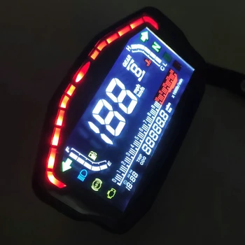 

Motorcycle LCD Digital Speedometer Odometer Backlight Durable for 2 4 Cylinder B99