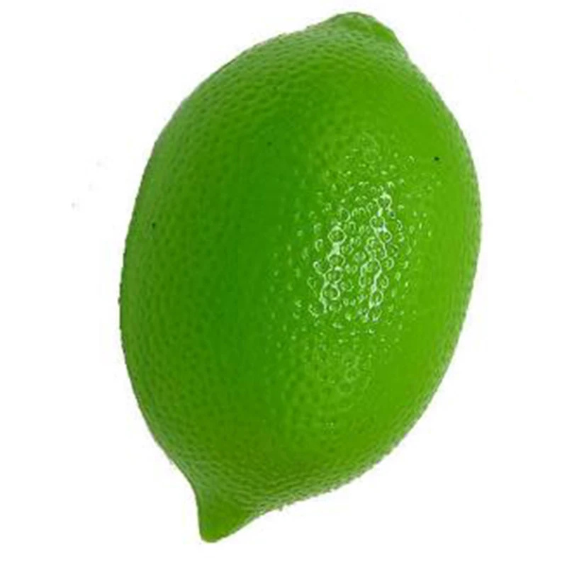 

Artificial Fruit Fake Fruits Lifelike Lime Green Lemons Home Party Decor 9*6cm