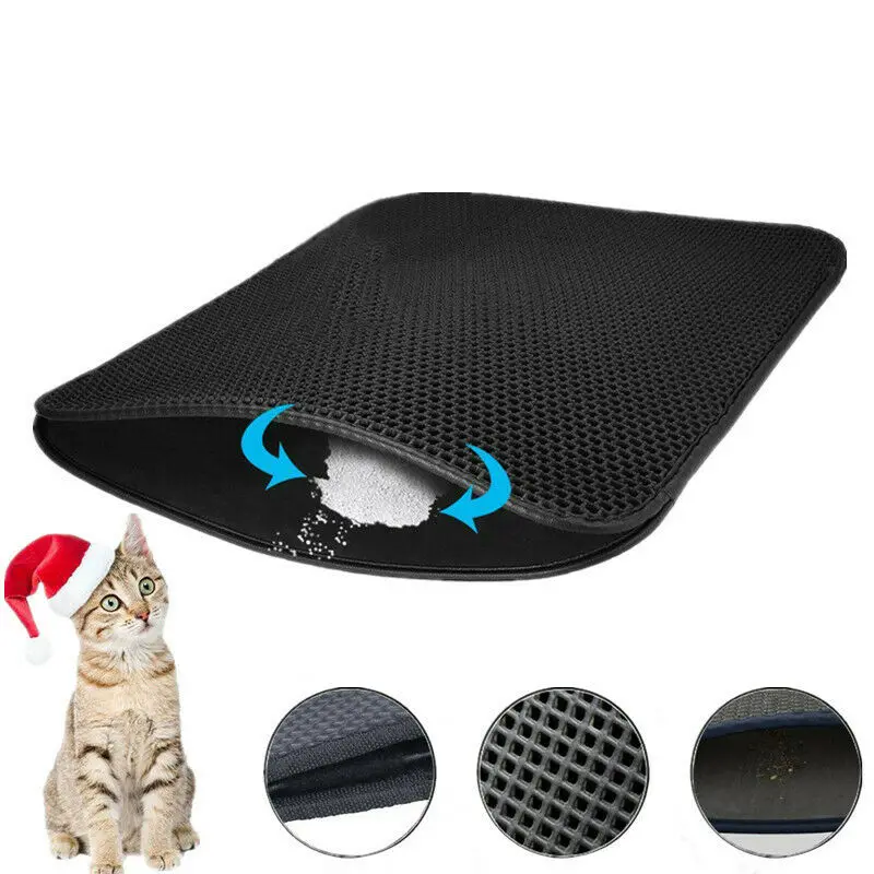 Коврик для кошачьего туалета EVA двухслойный коврик с водонепроницаемой подошвой